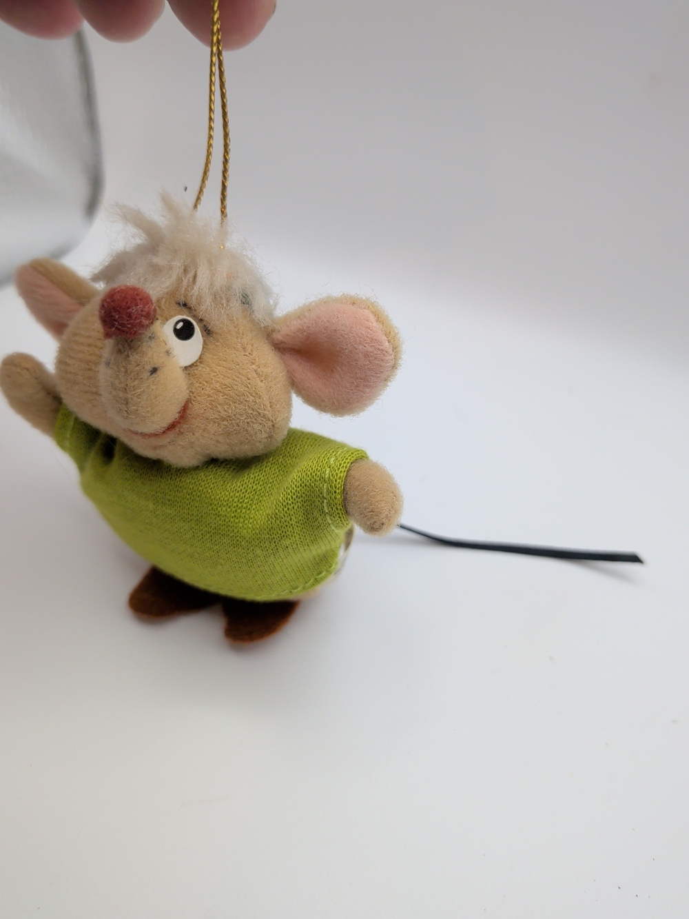 Vintage Toy Gus Plush Ornament Cinderella (F)